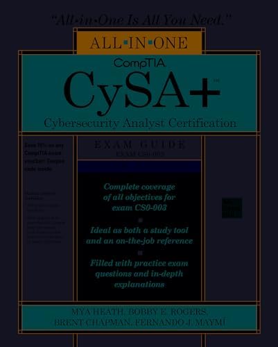 Comptia Cysa+ Guide: Exam Cs0-003: Seidl, David, Chapple, Mike